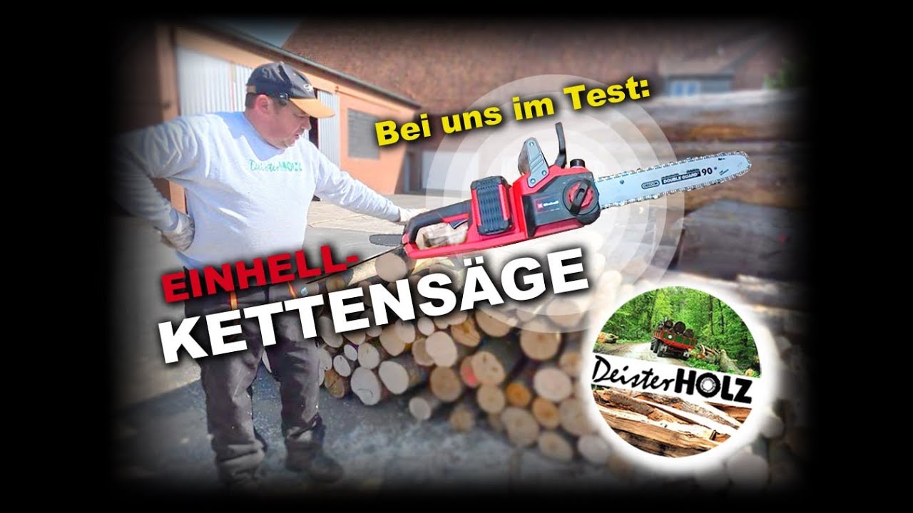 Einhell Akku-Kettensäge GP-LC 36/35 im Härtetest!