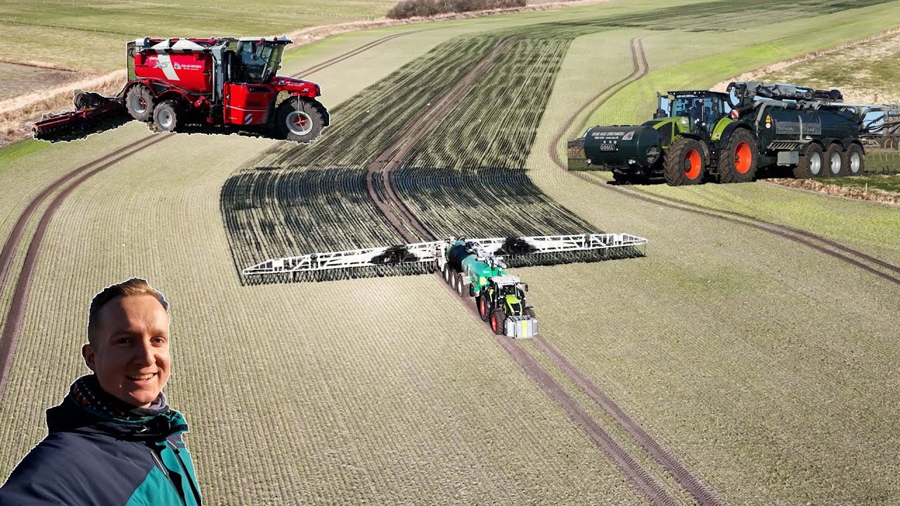 Første dag i marken 2023 | Foråret er på vej! - Gylle med GØMA GG25, Samson PG 35 & Vervaet Trike