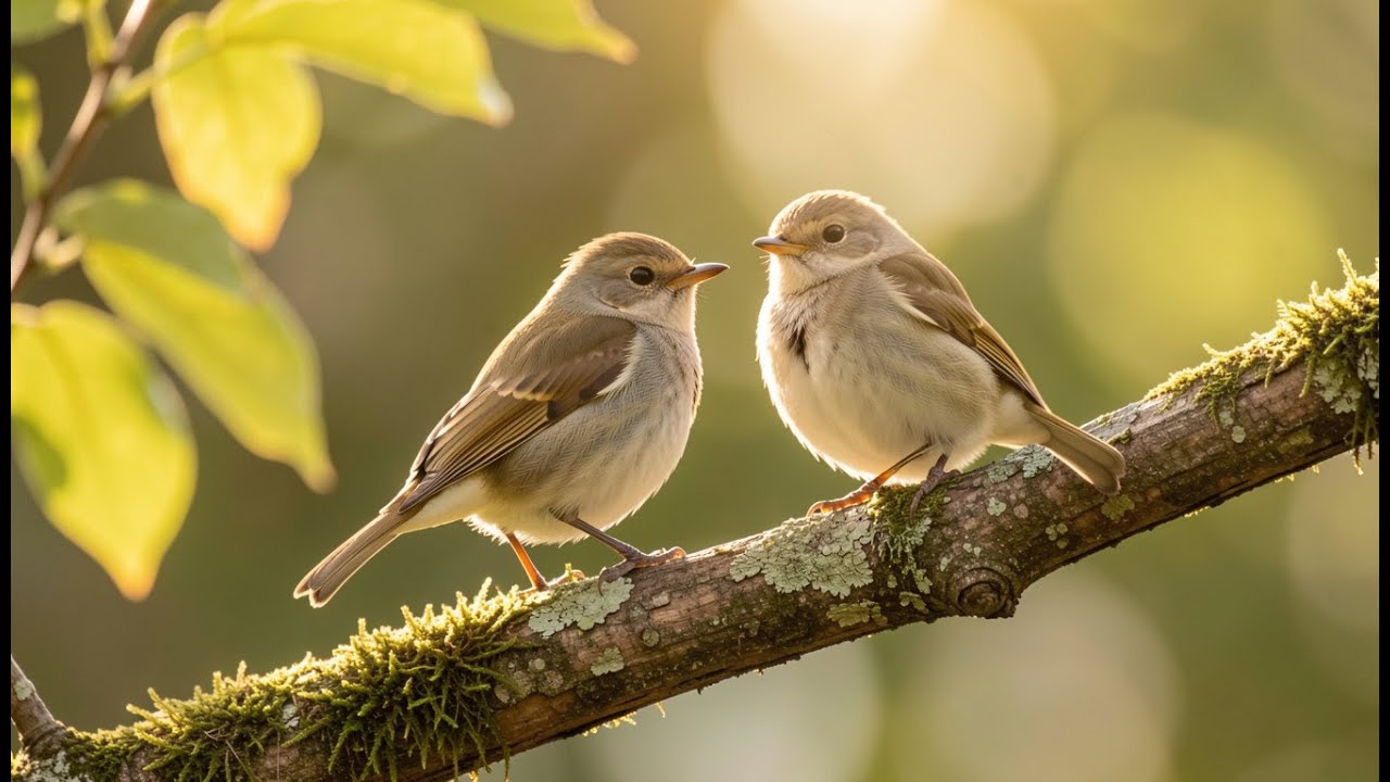Gentle Rain with Forest Birdsong for Sleep | Calming Nature Sounds for Anxiety Relief