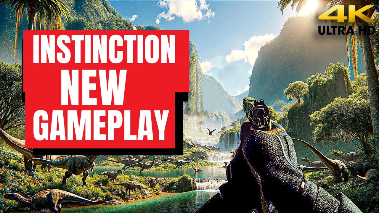 INSTINCTION New Gameplay in UNREAL ENGINE 5 ｜ Survival Dino Crisis with Ultra Realistic Graphics
