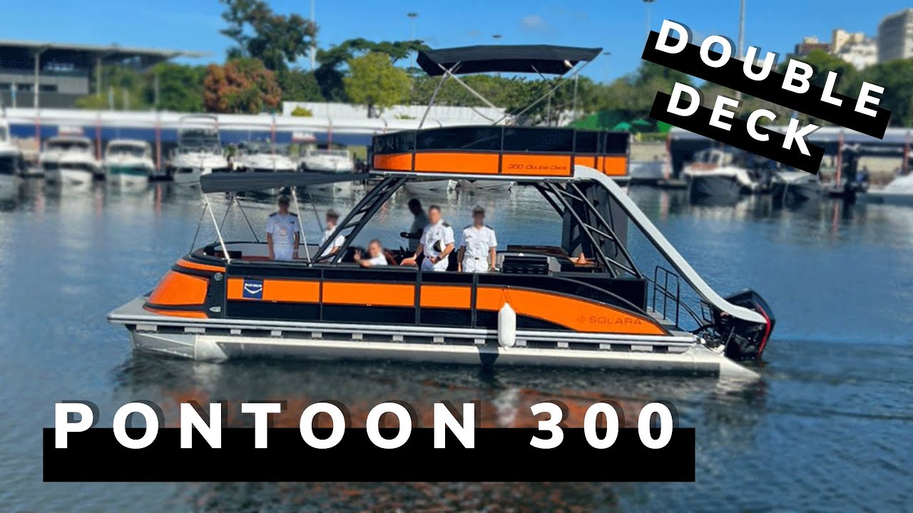 Conheça o Pontoon 300 Double Deck da Solara | Yacht Consulting