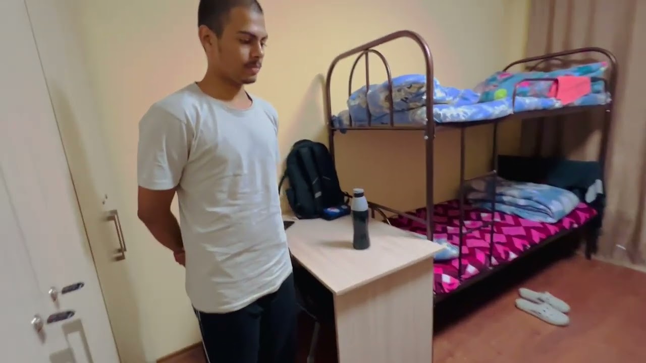 Hostel Accommodation for Students with Sharing Rooms. Study MBBS in Kazakhstan 2023.