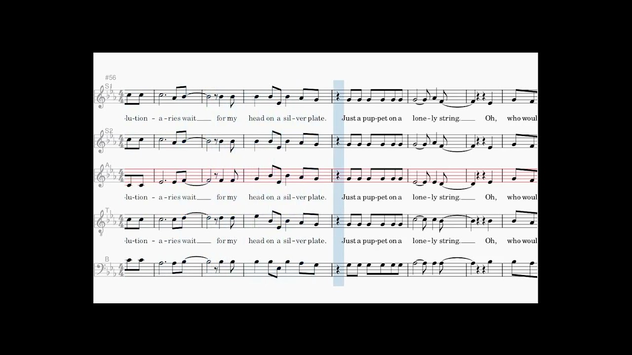 Viva La Vida, alto, Coldplay, arr. Mark Brymer