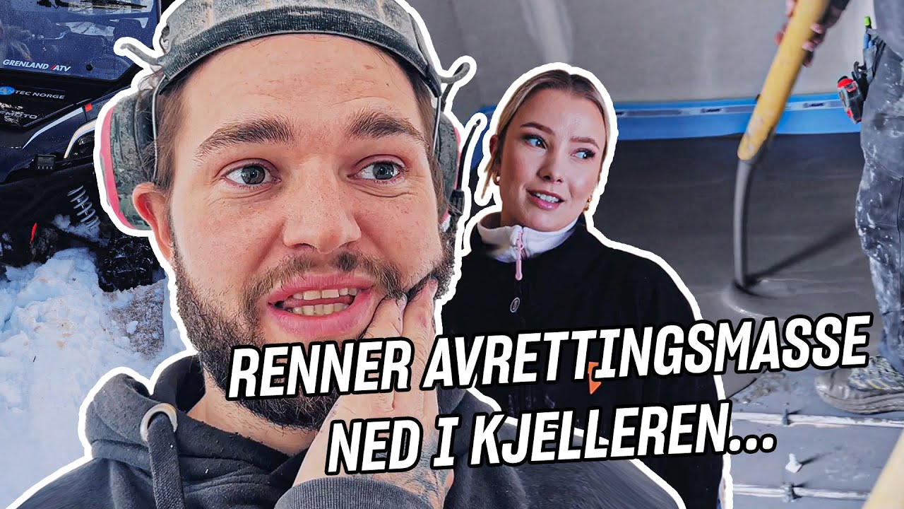 Avretting av gulv GONE WRONG! Helene prøver UTV!