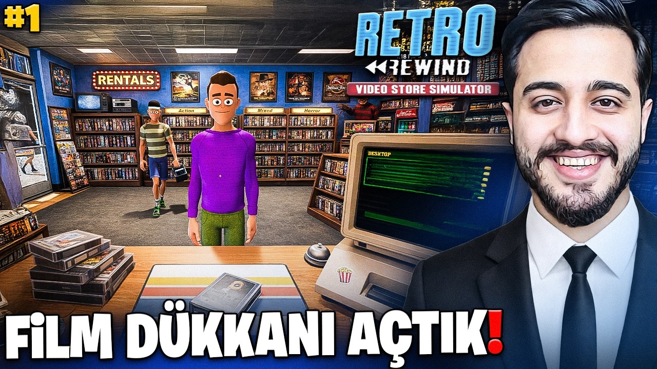 İKİNCİ EL FİLM SATIŞ MAĞAZASI A&Ccedil;TIK! NOSTALJİK KASET SATIYORUZ! Retro Rewind