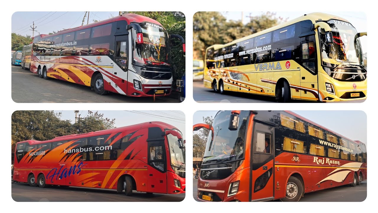 VOLVO 9600 Buses Entry💥from ISBT BUS STAND arriving in BHOPAL - INDORE - PUNE - MUMBAI | VOLVO BUS