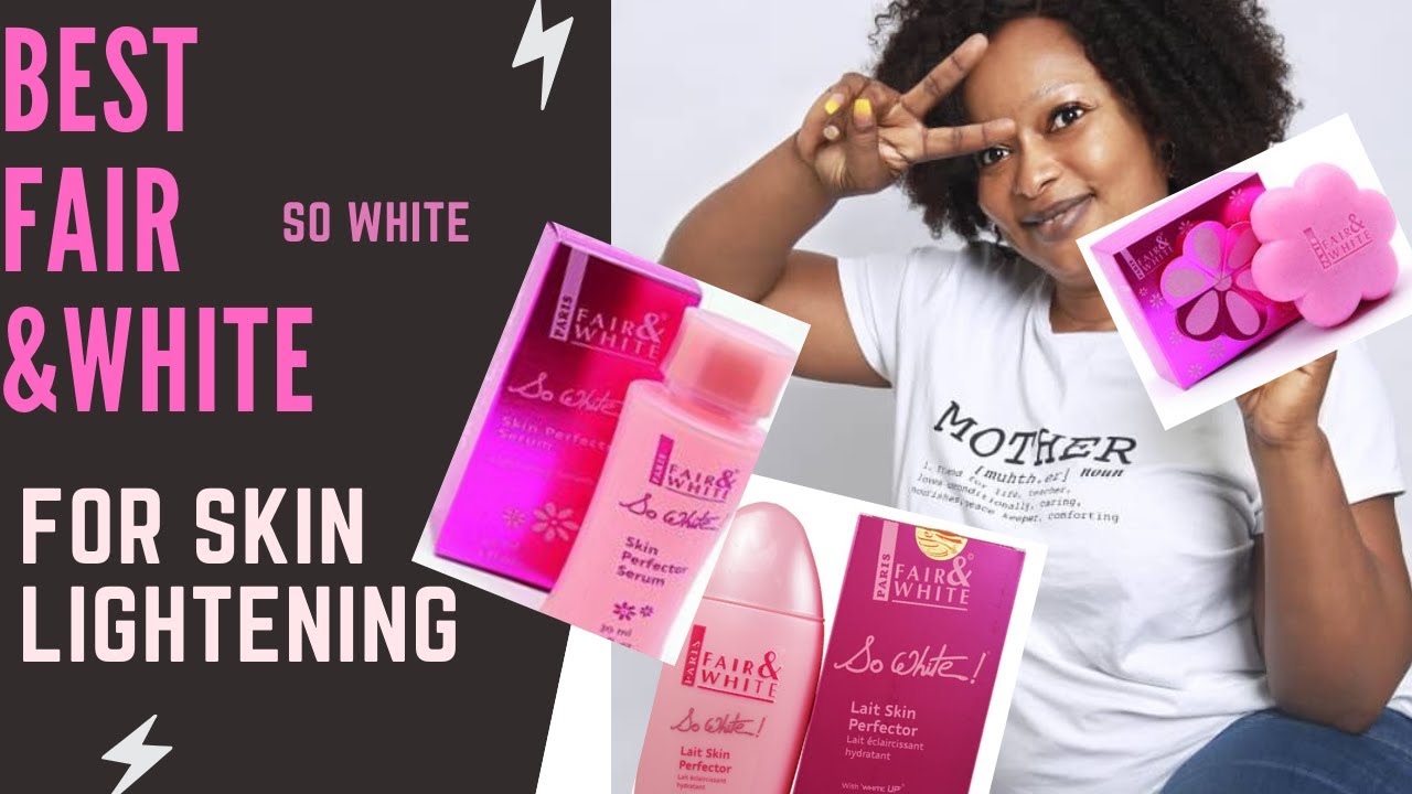 Fair and white so white Lotion Review/How to get good result! Best Fair and white for lightening