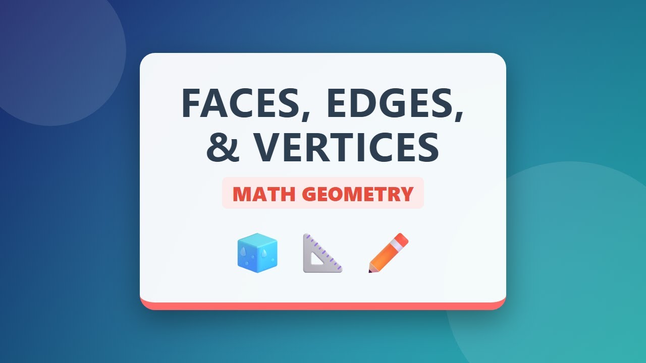Faces, Edges, and Vertices: Parts of Polyhedra | Geometry Basics