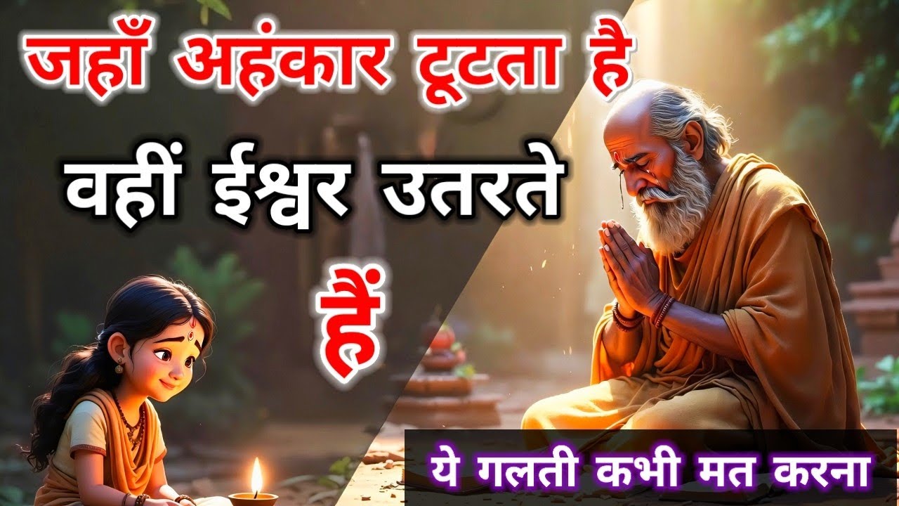 जहाँ अहंकार टूटता है वहीं ईश्वर उतरते हैं | Heart Touching Bhakti Katha | Bhakti Kahaniyan | Stories