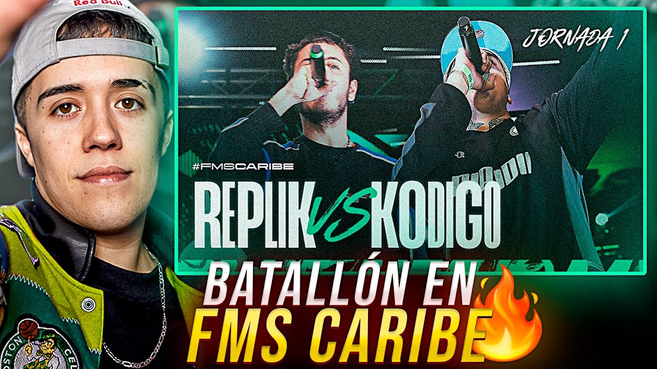 GAZIR reacciona a REPLIK vs KÓDIGO en FMS CARIBE 🏴‍☠️