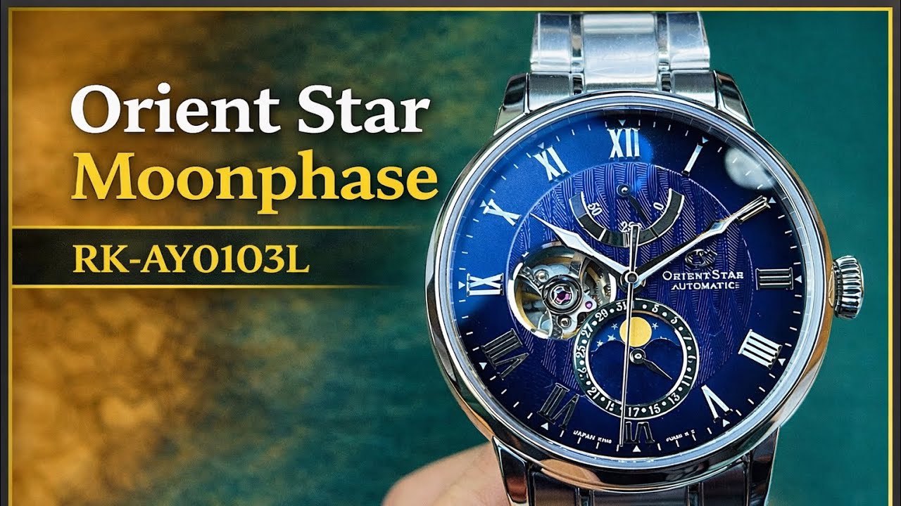 [ Review 4K ] Orient Star Moonphase RK-AY0103L | Donghoquanglam.com