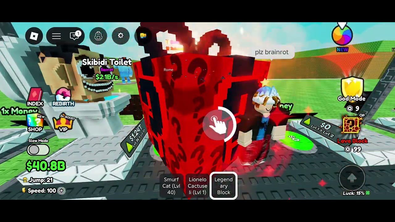 Survive the lava for brainrots fake