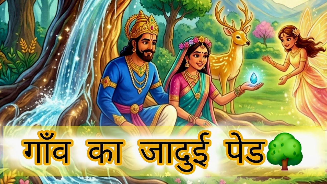 गाँव का जादुई पेड🌳|Gaav Ka Jaadui Ped,Hindi Kahaani ,Kids Story