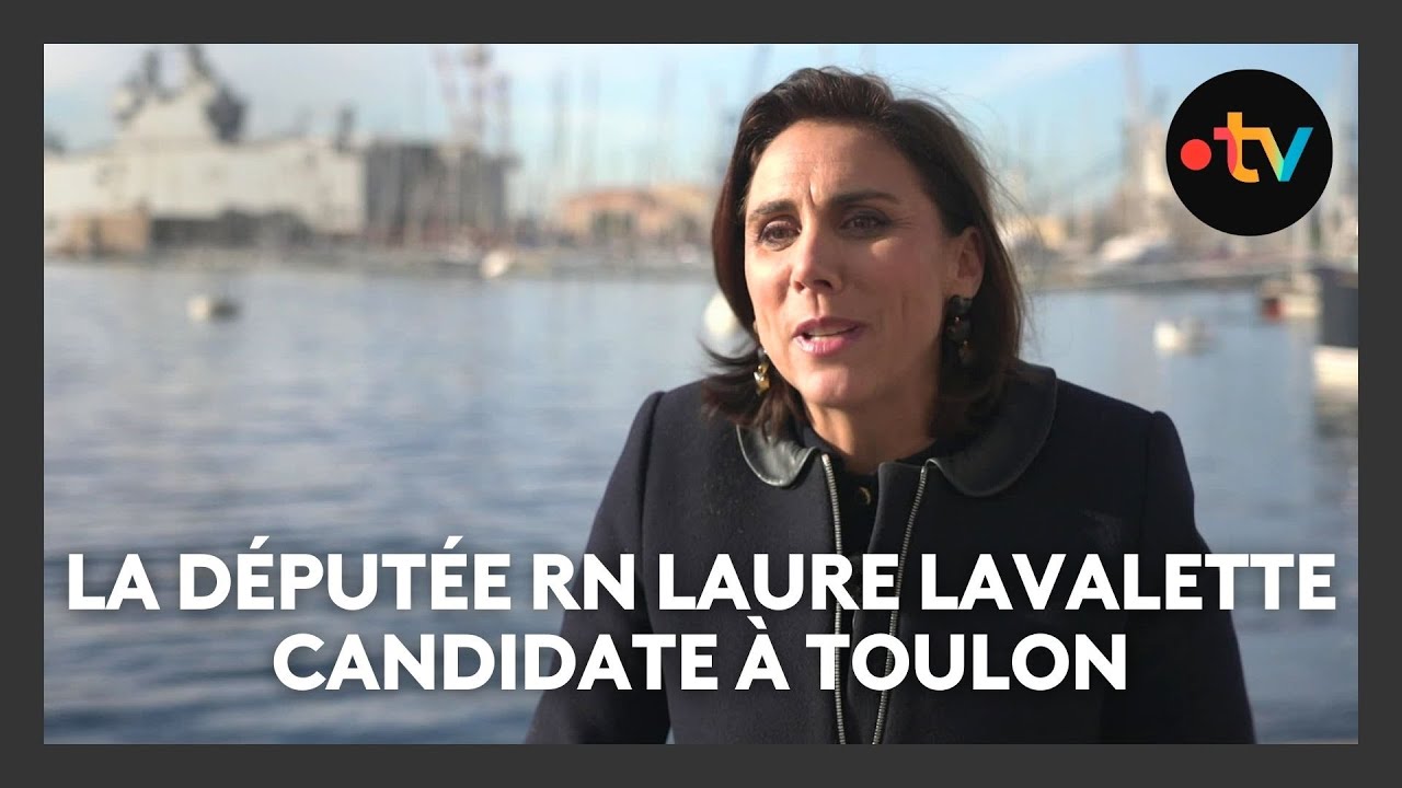 La députée RN Laure Lavalette candidate à Toulon