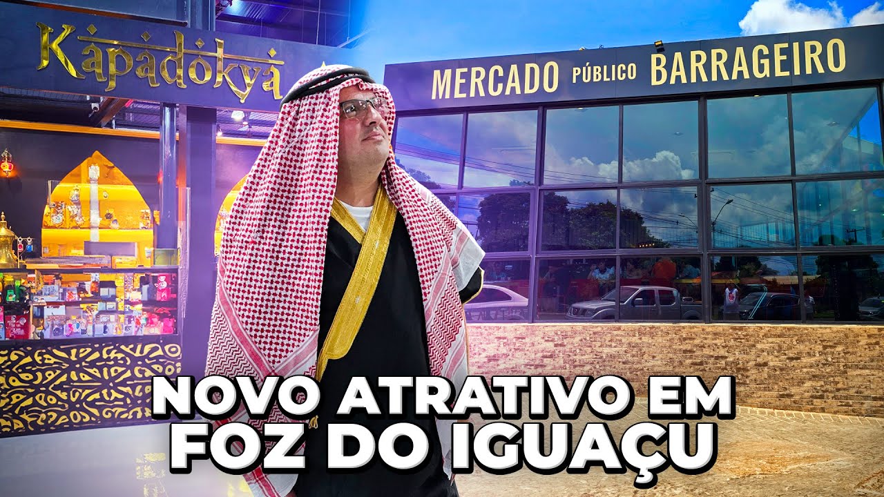 Compras em Foz do Iguaçu no novo Mercado Público  Barrageiro, lazer, gastronomia e cultura