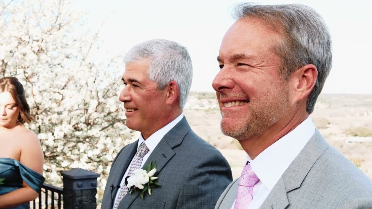 The Groom was Super Happy - Beautiful Wedding at The Club at Boot Ranch Fredericksburg Texas - 4K