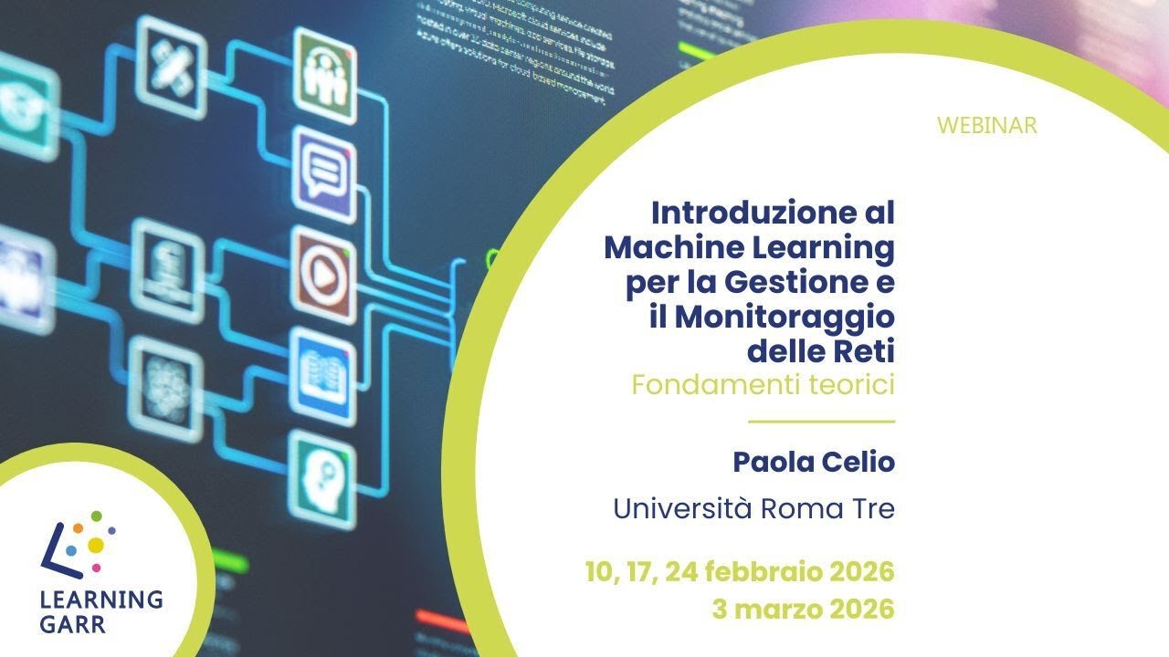 Introduzione al Machine Learning per Gestione Monitoraggio Reti - Fondamenti Teorici - modulo 2