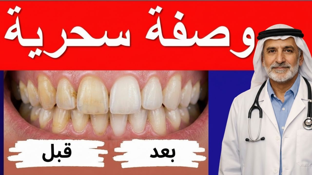 تبييض الأسنان في المنزل بطريقة مضمونة 100% – ابتسامة ناصعة خلال أيام بدون طبيب!