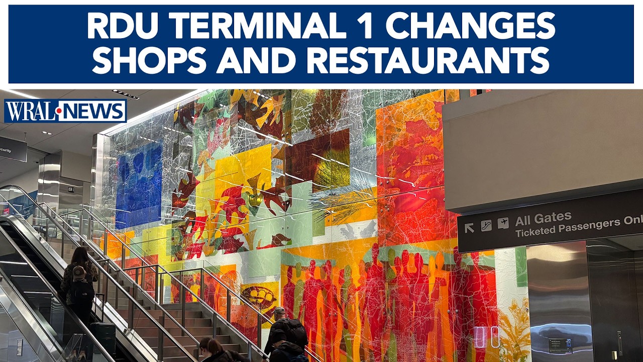 New restaurants, shops open inside Terminal 1 at RDU