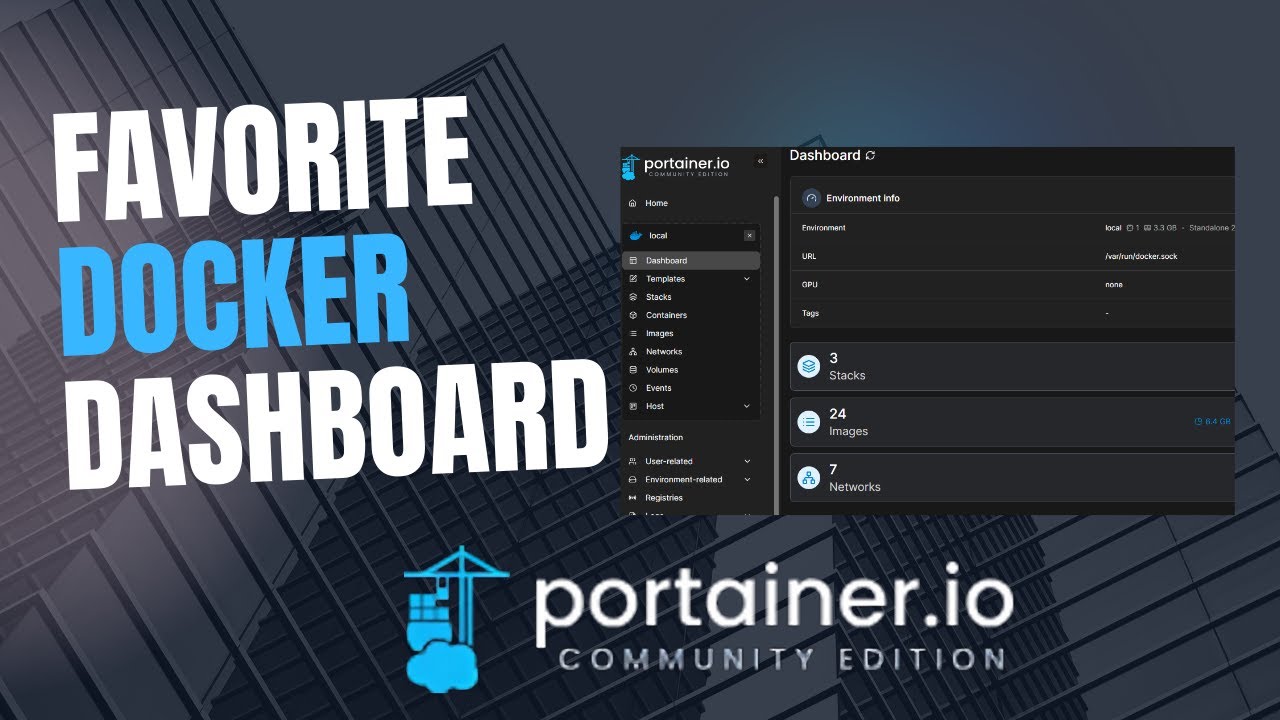 Как установить Portainer с помощью Docker-Compose | Лучшая панель управления Docker