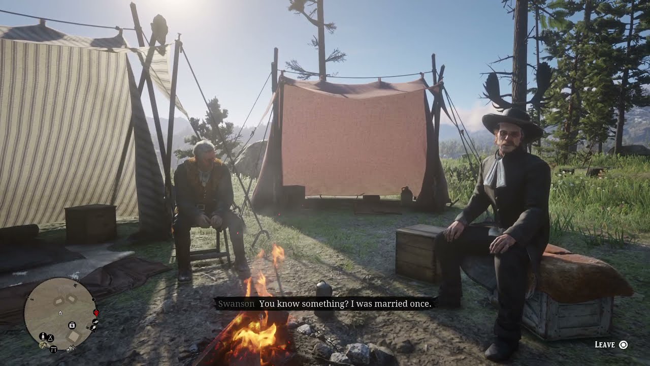 Reverend Swanson Talks About His Wife - Red Dead Redemption 2