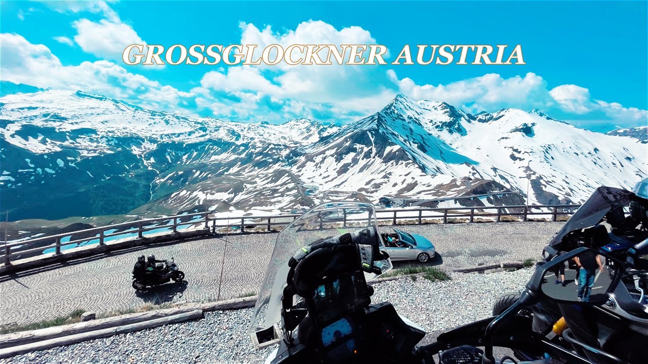 Grossglockner pass Austria on the Versys 650 motor vacation 2023