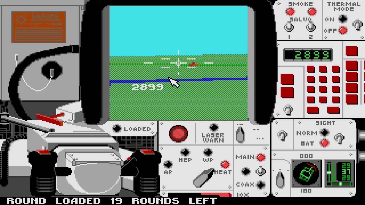 ATARI ST  M1 TANK PLATOON STE