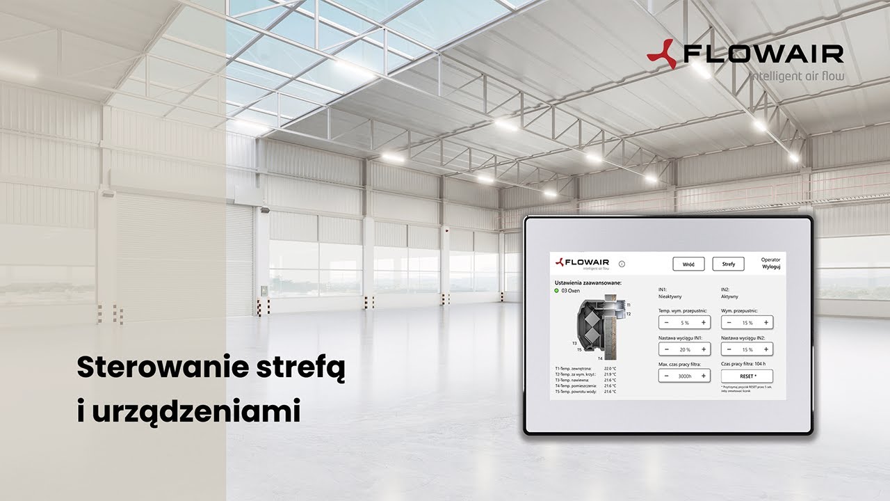 Sterowanie strefą i urządzeniami w SYSTEMIE FLOWAIR, M-box - film instruktażowy