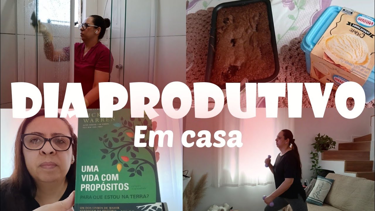 Vlog: Dia de Faxina, Mudanças na casa, Exercício,  Bolo de chocolate * Cuidando do meu lar ❤️