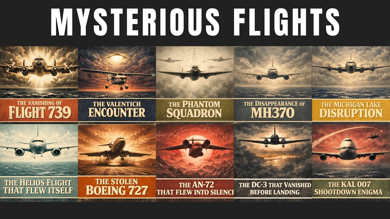 10 Mysterious Flights That Vanished in the Skies and Remain Unexplained