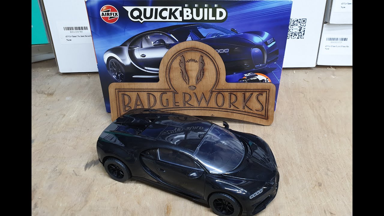 Building the Airfix Quickbuild Bugatti Chiron (Will your kids like it?)