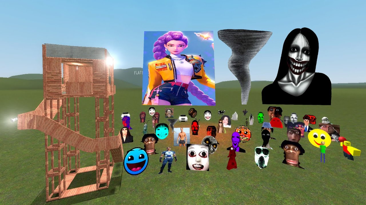 Too Much Nextbots Vs Houses In Garry's Mod