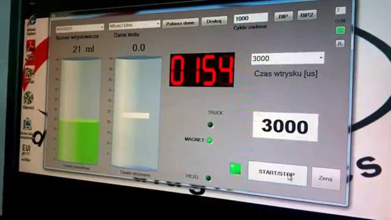 St&oacute;ł probierczy KrugerQ U/UIs Bip Time test injector
