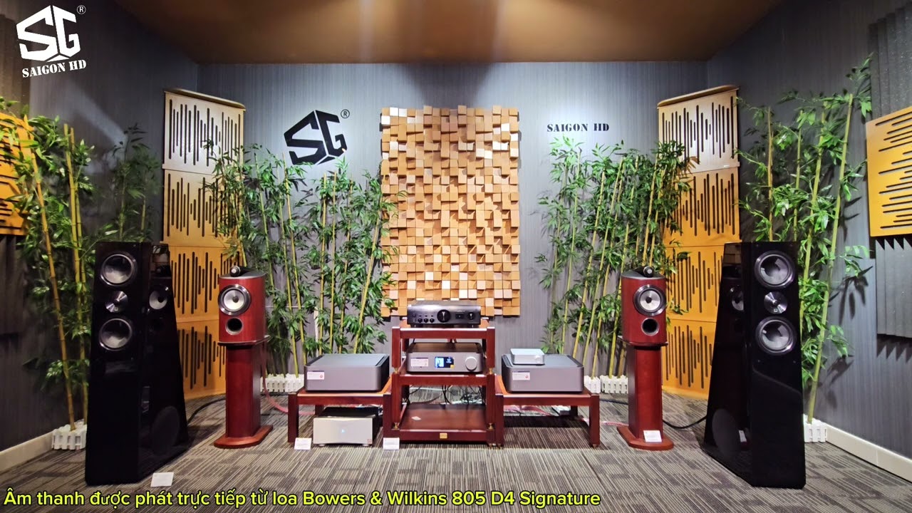 C&ugrave;ng SAIGON HD trải nghiệm chất &acirc;m loa B&W 805 D4 Signature