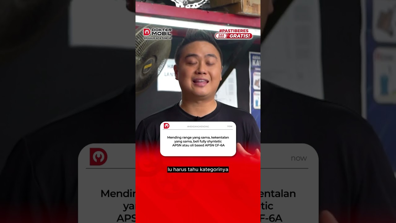 Buat Mobil, Mending Pake Oil Fully Synthetic atau Oil Based? - Dokter Mobil Indonesia