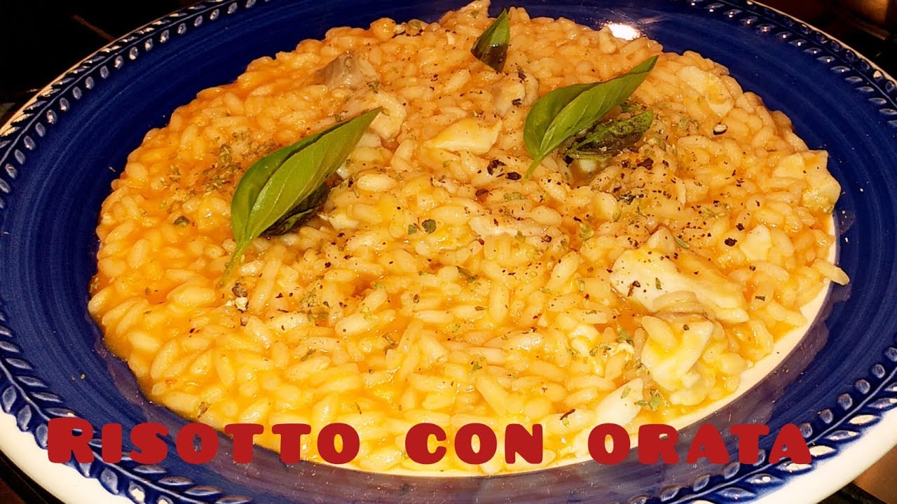 Risotto con orata