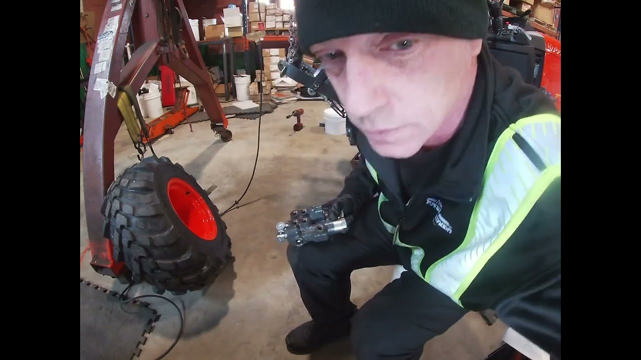 Installing rear hydraulic remote valves on a Kubota BX tractor