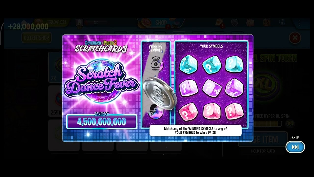 Governor of Poker - 4.5B Scratch Cards
