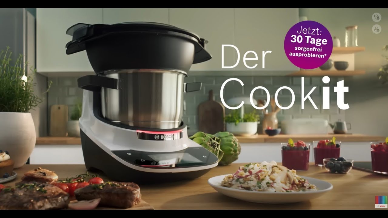 Cookit von Bosch  - Unboxing -  Menü -  Kochen