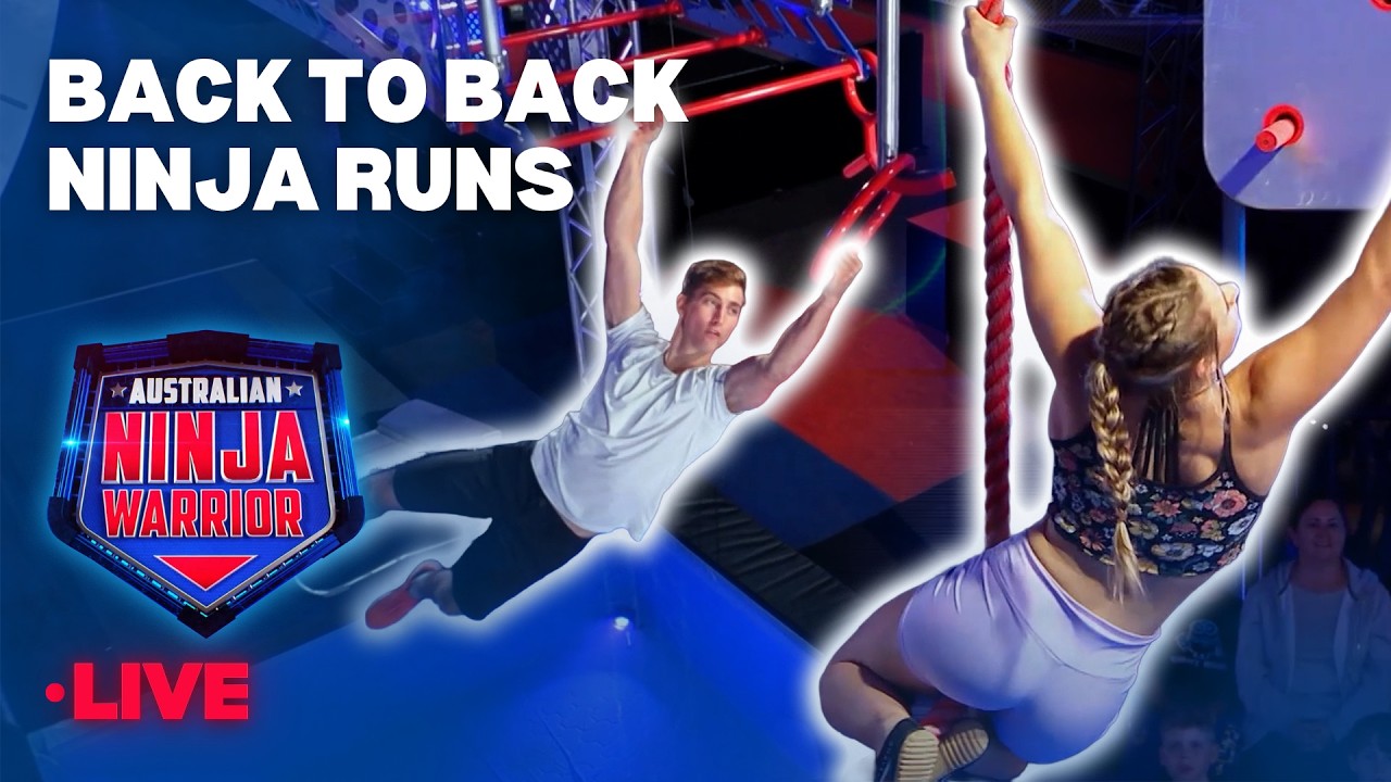 🔴 LIVE - Australian Ninja Warrior 24/7 | Iconic Ninja Runs