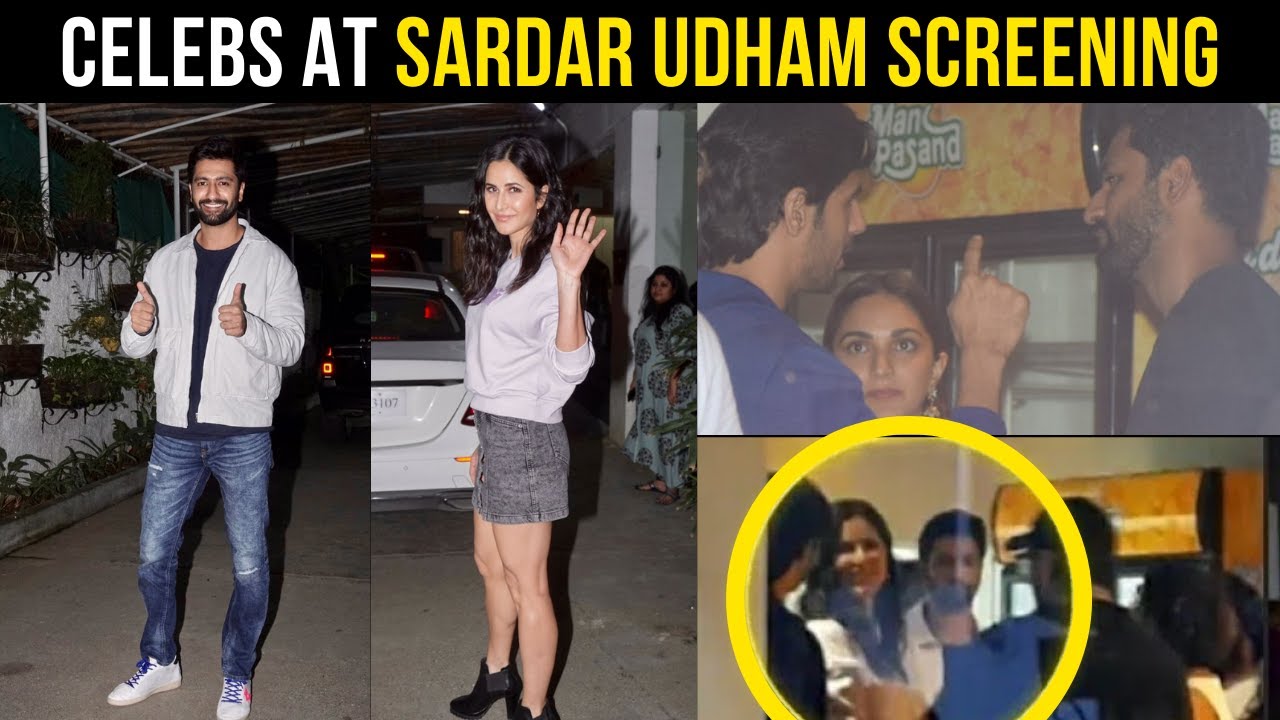 Vicky Kaushal, Katrina Kaif, Sidharth Malhotra, Kiara Advani & others at Sardar Udham SCREENING