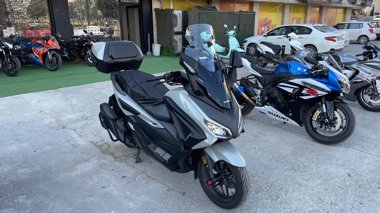 2025 HONDA FORZA 250 AKSESUARLARINI TAKIYORUZ 2.BÖLÜM EGZOZ KORUMA DEMİRİ