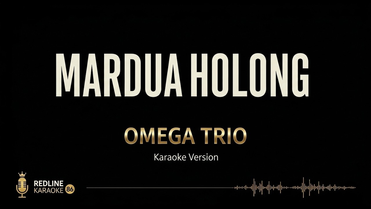 MARDUA HOLONG - OMEGA TRIO | KARAOKE SONG WITH LYRICS INDONESIA | LAGU BATAK POP