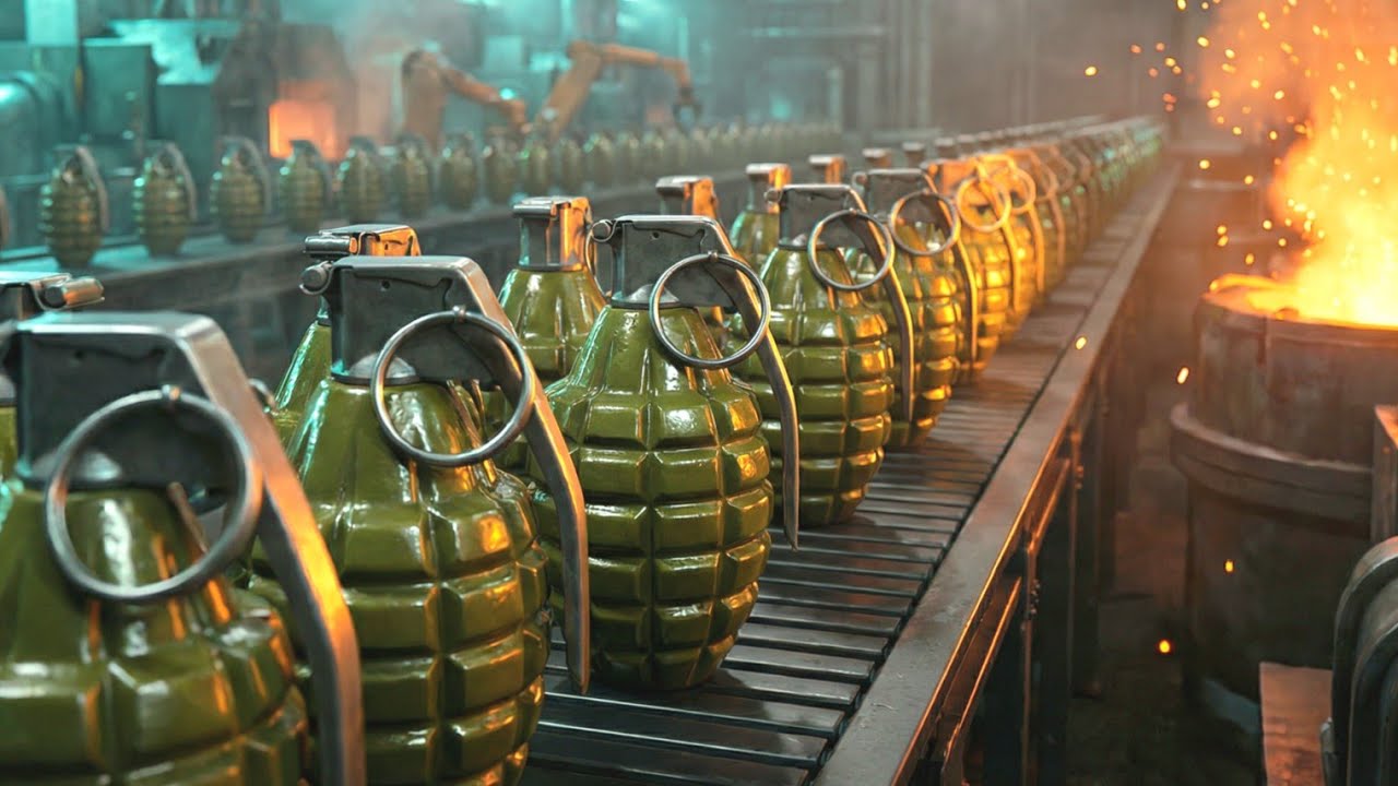 Inside Military Grenades Production | A Top-Secret Factory Tour 
