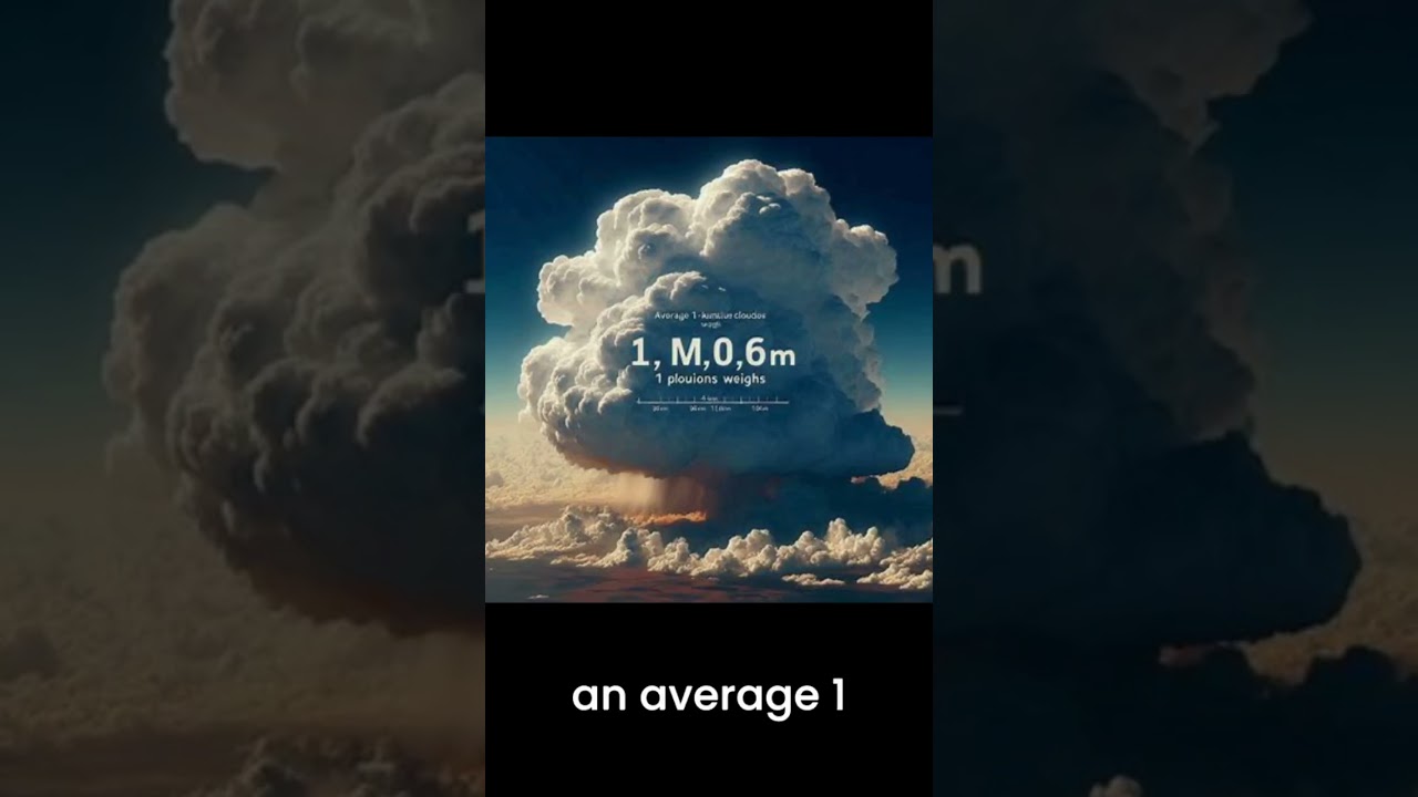 Don't Let Them Fool You! The Shocking Weight of Cumulus Clouds