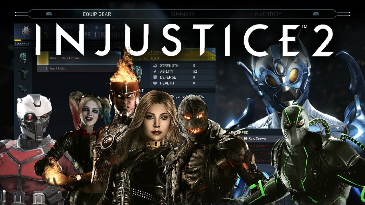 Injustice 2 Characters customization