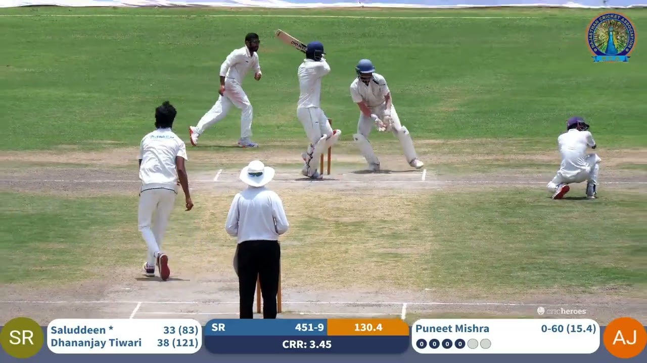 Day 4 LIVE | Sriganganagar-Sr 🆚 Ajmer-Sr || MATCH HIGHLIGHTS