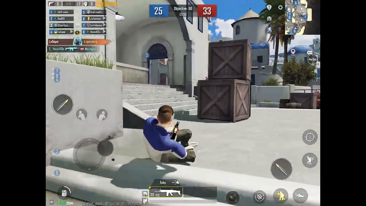 8x8 Team Deathmatch - Santorini