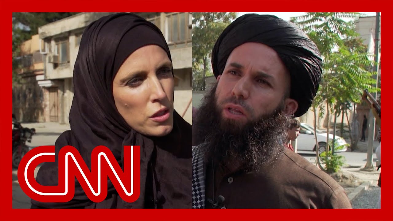 Clarissa Ward presses Taliban fighter on treatment of women