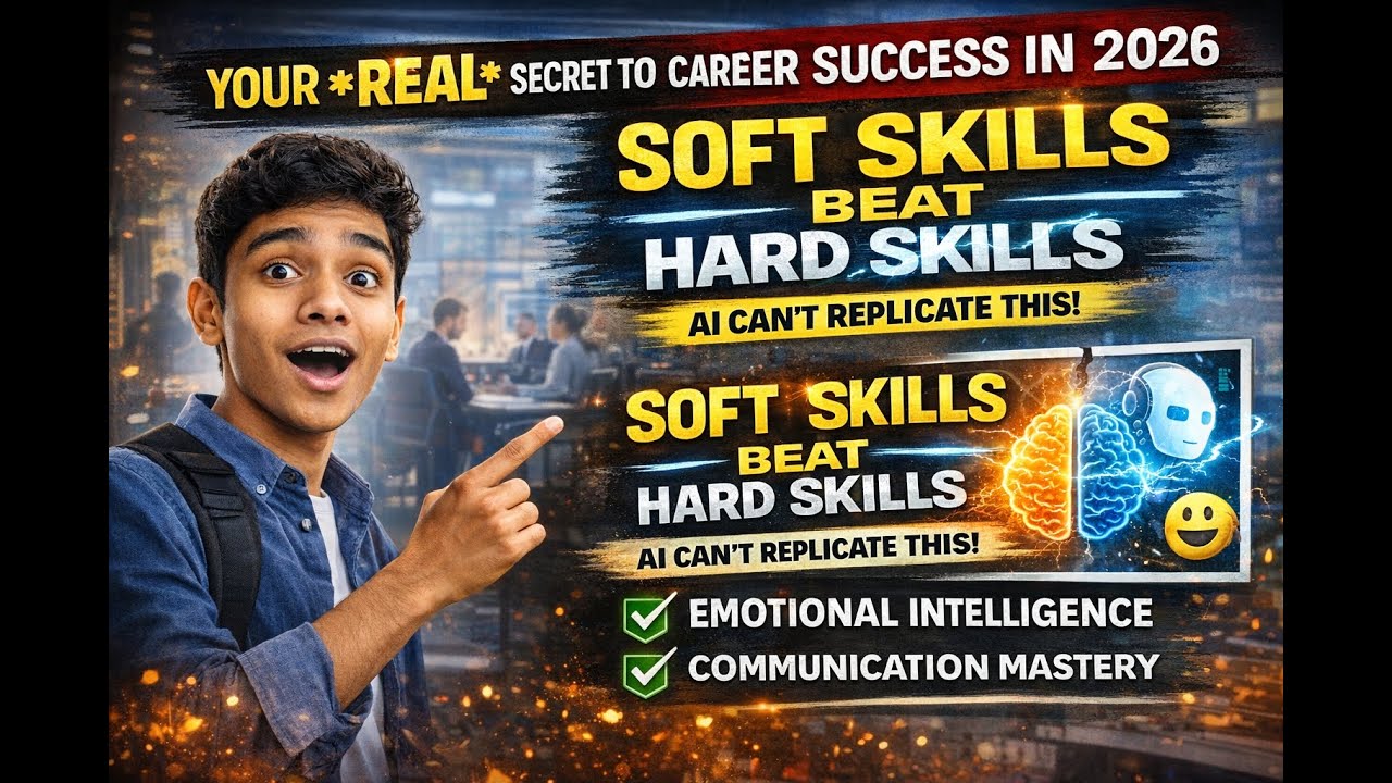 Soft Skills Will Decide Your Career in 2026 (AI Can’t Replace This!)